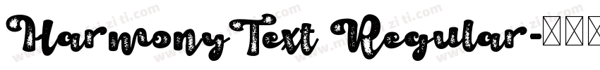 HarmonyText Regular字体转换